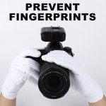 Soviya Work Gloves, 5 Pairs, White, 9 inch Long, for Handling Camera, Film, Photo and Jewelry Inspection