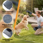 Soviya Heat-resistant Gloves, Grey, 15.7 inch Long, for Oven, BBQ Grilling, Welding Soviya Heat-resistant Gloves, Grey, 15.7 inch Long, for Oven, BBQ Grilling, Welding