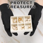 Soviya Work Gloves, 5 Pairs, Black, 9 inch Long, for Handling Camera, Film, Photo and Jewelry Inspection Soviya Work Gloves, 5 Pairs, Black, 9 inch Long, for Handling Camera, Film, Photo and Jewelry Inspection